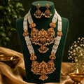 Antique Gold Lakshmi Elephant Wedding Jewellery Set | TB-001