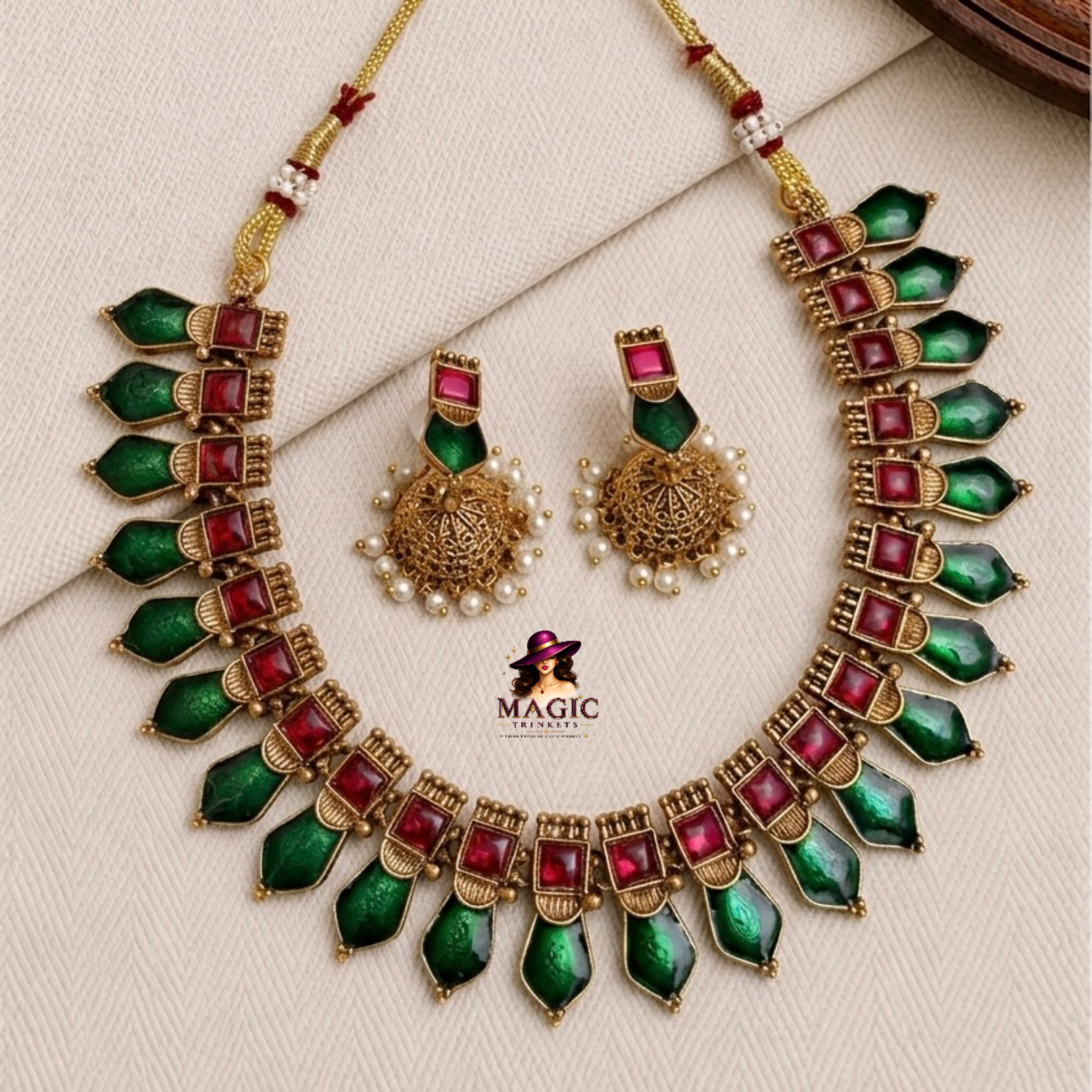 Kerala Traditional Kovai Palakka Necklace | TN-001, TN-002, TN-003, TN-004
