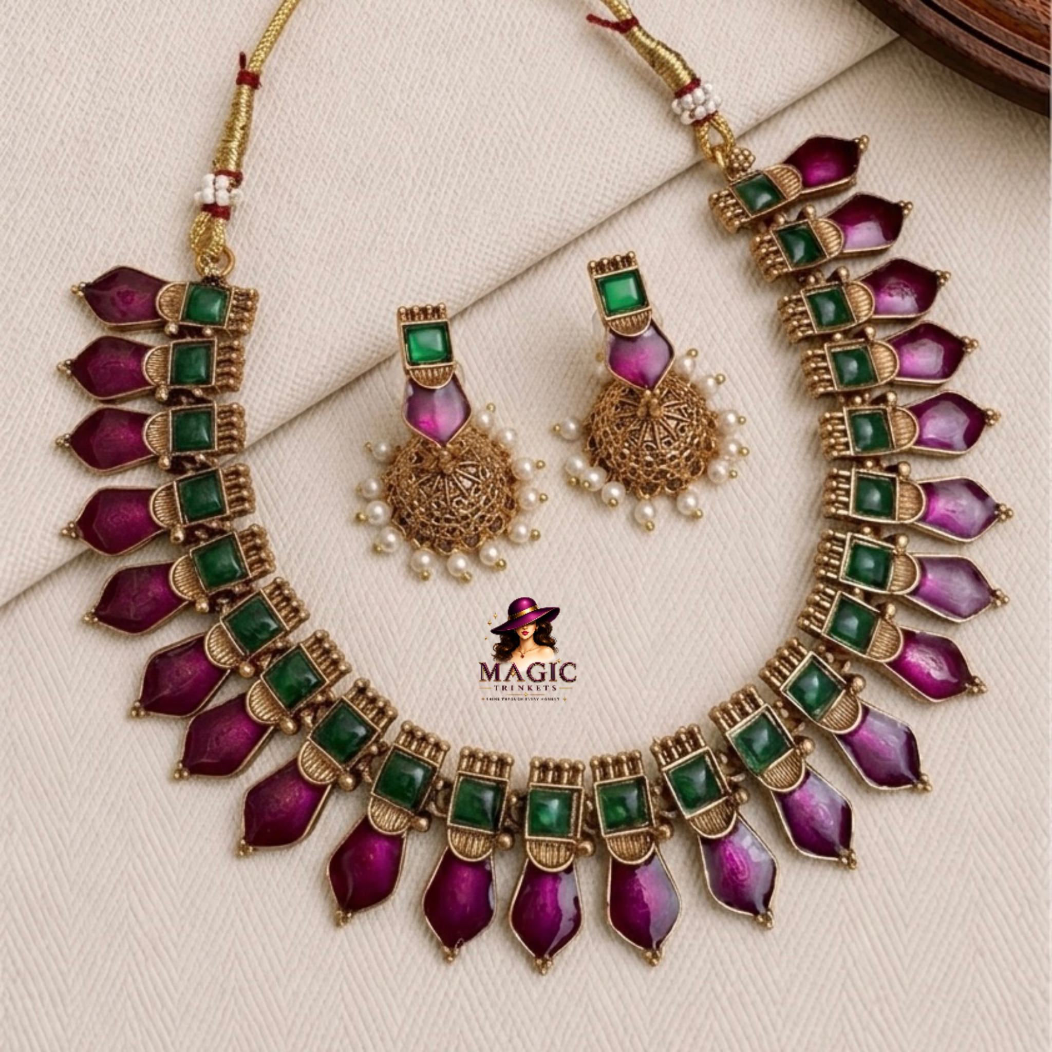 Kerala Traditional Kovai Palakka Necklace | TN-001, TN-002, TN-003, TN-004